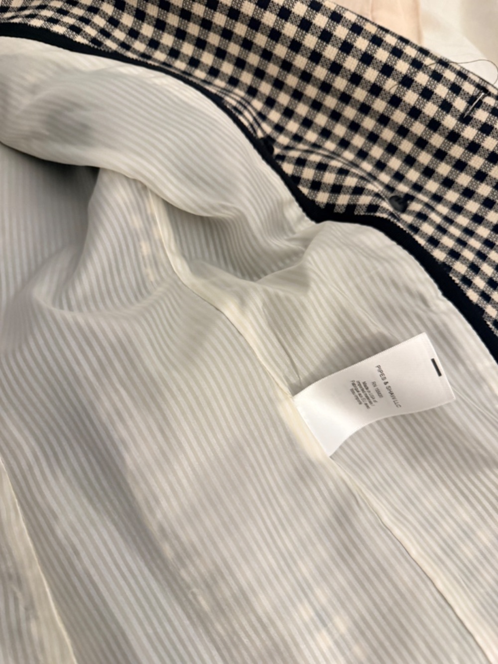 Veronica Beard Jenny Gingham Short-Sleeve Jacket - Picture 6 of 9